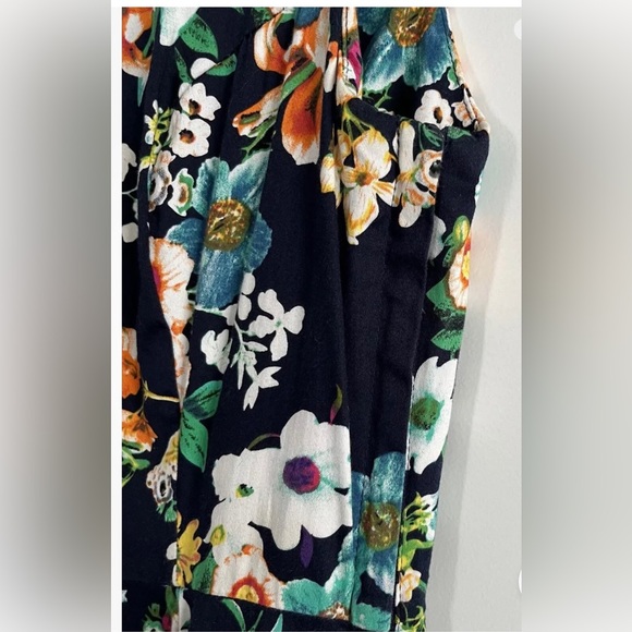 Hearts & Roses Dress Floral Print Fit & Flare Rockabilly EU 40, UK 12, US 8 - Picture 5 of 9